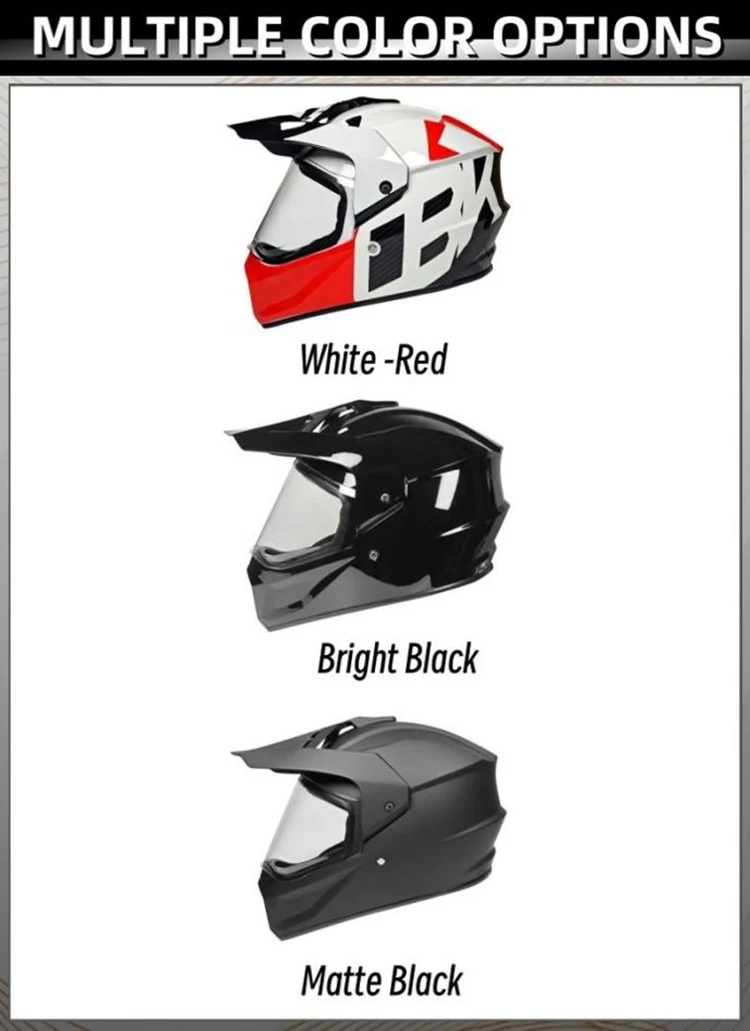 Lightweight ABS Off-road Helmets with Ventilation